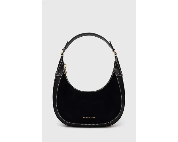 MICHAEL Michael Kors poseta de piele culoarea negru, 30T4G0PL5S