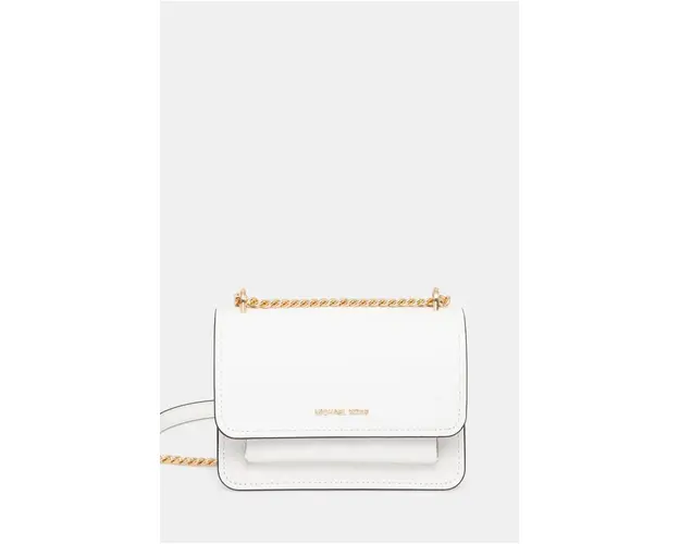 MICHAEL Michael Kors poseta de piele culoarea alb, 32T4GC7C1T