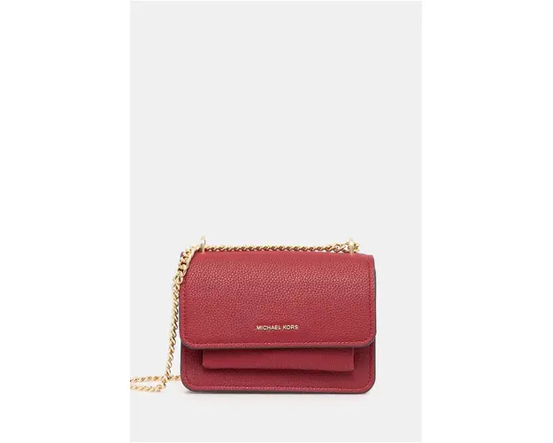 MICHAEL Michael Kors poseta de piele culoarea rosu, 32T4GC7C1T