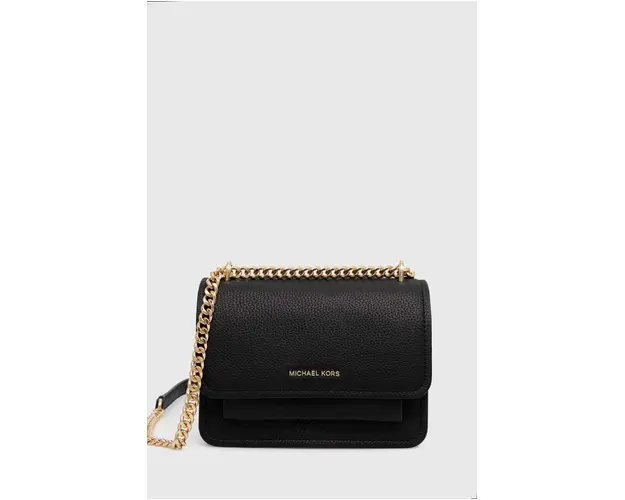 MICHAEL Michael Kors poseta de piele culoarea negru, 32T4GC7C1T