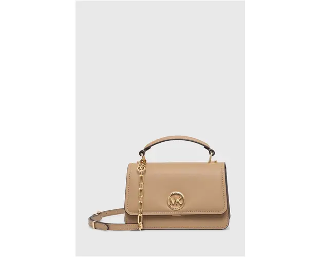 MICHAEL Michael Kors poseta de piele culoarea bej, 32T4GD8C5L