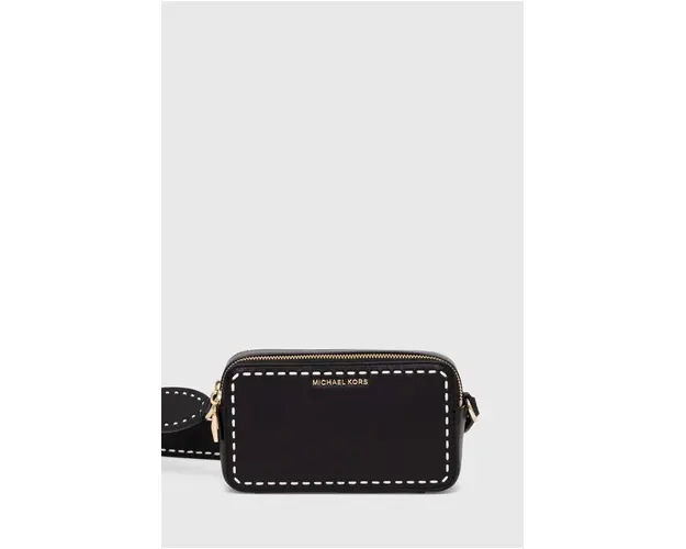 MICHAEL Michael Kors poseta de piele culoarea negru, 32T4GJ6C1L