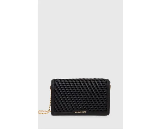 MICHAEL Michael Kors poseta de piele culoarea negru, 32T4GJ6C8L