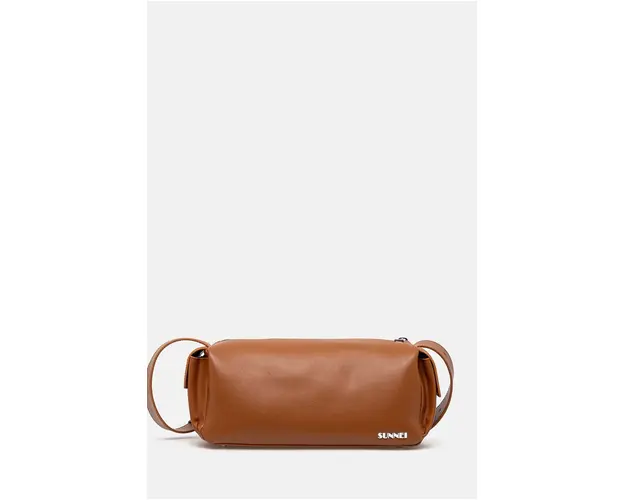Sunnei poseta de piele culoarea maro, MACCWBAG002
