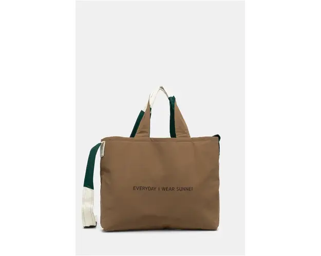 Sunnei poseta cu doua fete culoarea verde, ACCXBAG059