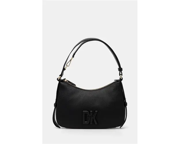 Dkny poseta de piele culoarea negru, R433KF67