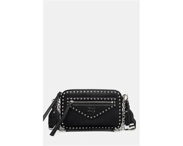 Dkny poseta de piele culoarea negru, R43EYB91