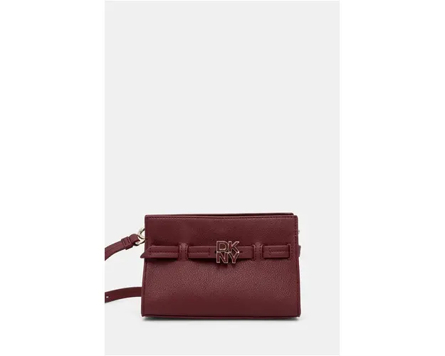 Dkny poseta de piele culoarea bordo, R43NKF77