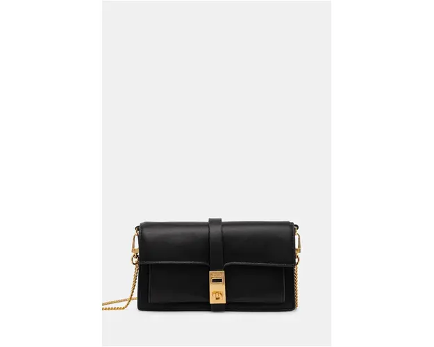 Dkny poseta de piele culoarea negru, R43GYG53