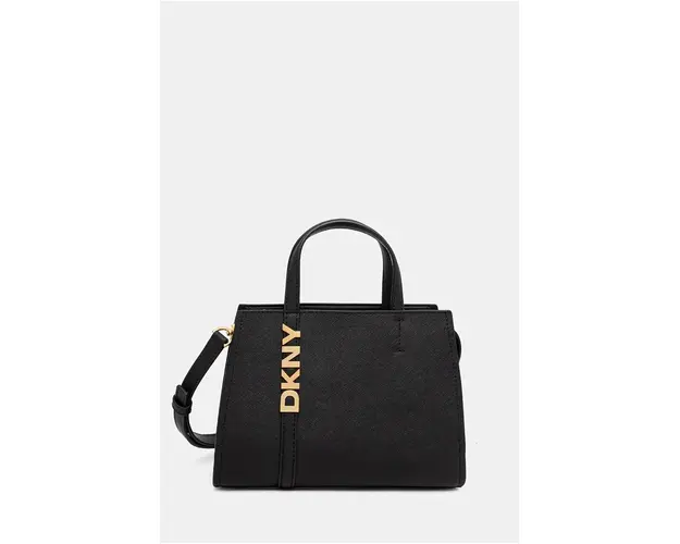 Dkny poseta de piele culoarea negru, R43EYG56