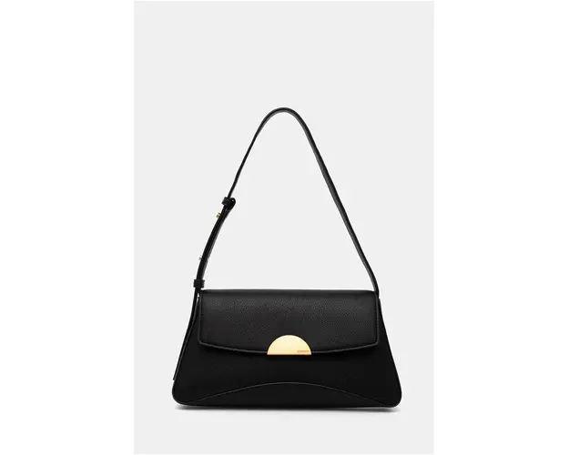 Dkny poseta de piele culoarea negru, R433AG69