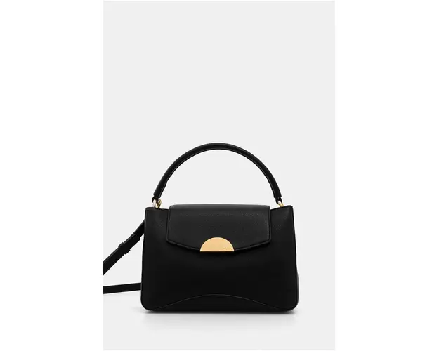 Dkny poseta de piele culoarea negru, R43DAG70
