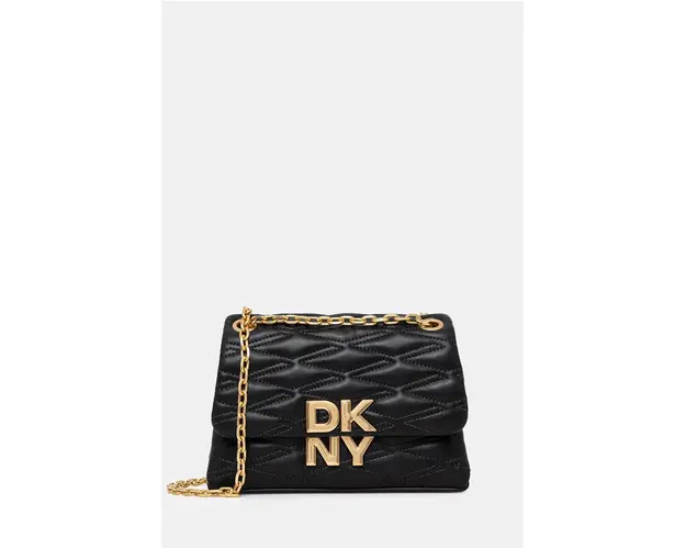 Dkny poseta de piele culoarea negru, R433KG75