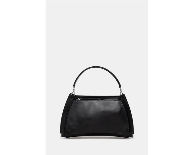 The Kooples poseta de piele culoarea negru, AFSA29003K