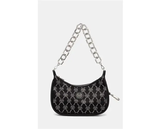 Philipp Plein poseta culoarea negru, AADA WBA2028 PTE028N