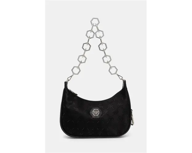 Philipp Plein poseta culoarea negru, AADA WBA2028 PTE028N