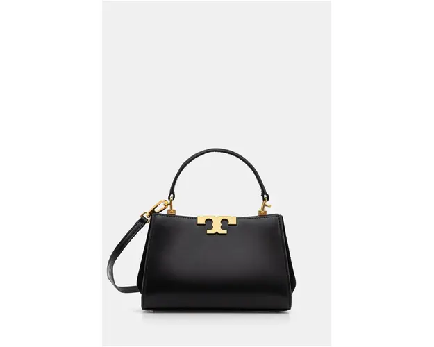 Tory Burch poseta de piele Eleanor culoarea negru, 154816