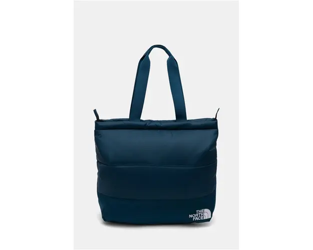 The North Face poseta Nuptse Tote culoarea turcoaz, NF0A81BU1NO1