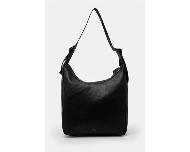 Pepe Jeans poseta de piele YUKI MAOS culoarea negru, PL031584