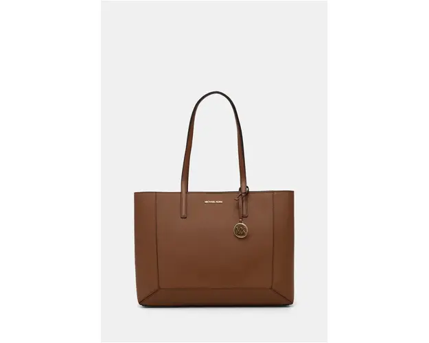 MICHAEL Michael Kors poseta de piele culoarea maro, 30F4G7XT7L