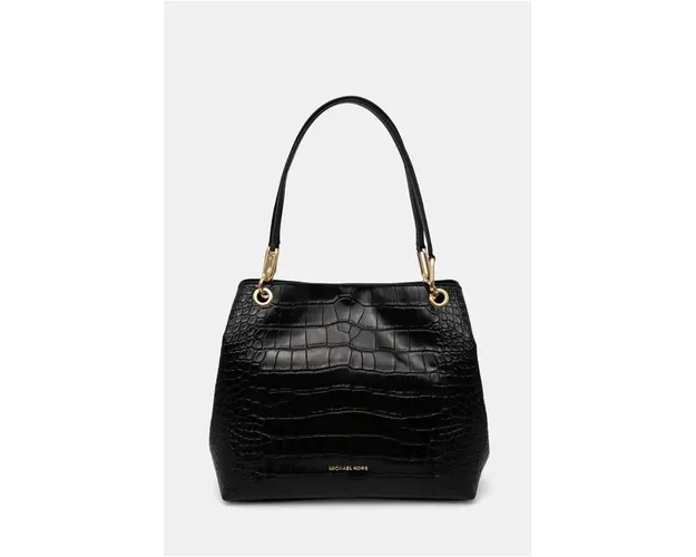 MICHAEL Michael Kors poseta de piele culoarea negru, 30F4G8KE3E