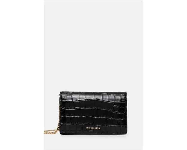 MICHAEL Michael Kors poseta de piele culoarea negru, 32F4GJ6C8E
