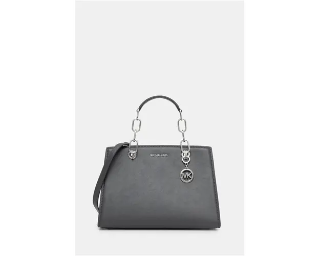 MICHAEL Michael Kors poseta de piele culoarea gri, 30F4SCYS2T