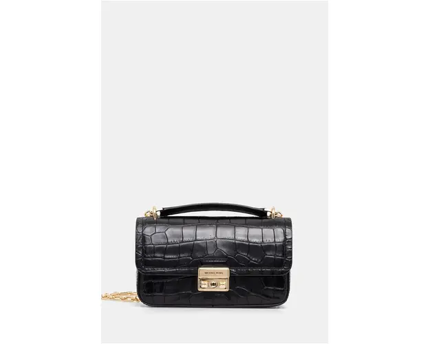 MICHAEL Michael Kors poseta de piele culoarea negru, 30F4G2RL5E
