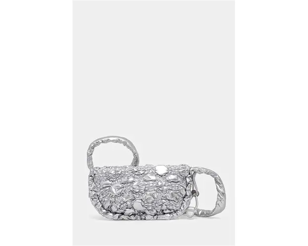 Desigual poseta FLOSSY EIBAR MINI culoarea argintiu, 24WAXA17