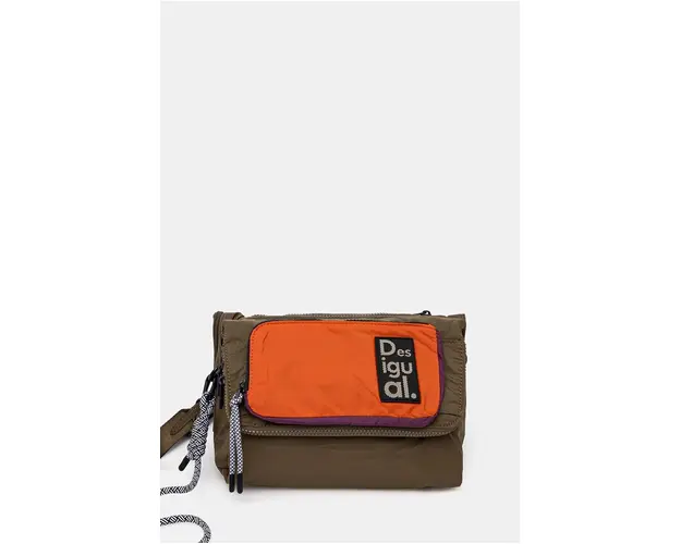 Desigual poseta MODULARIS ORIGINALE V culoarea verde, 24WAXY01