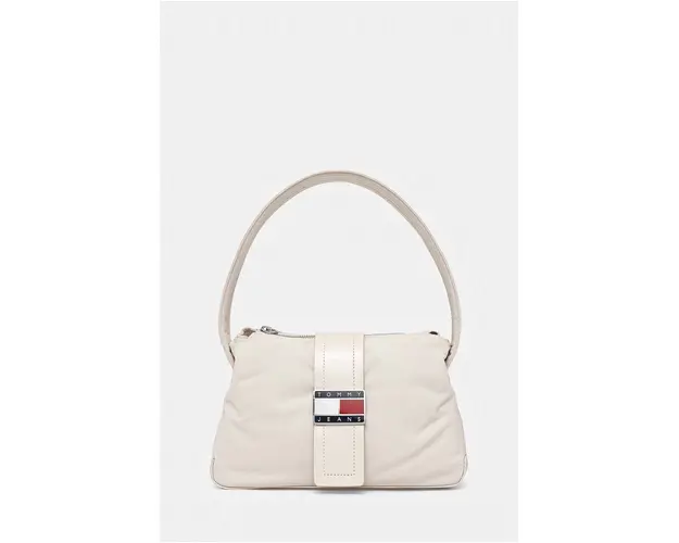 Tommy Jeans poseta culoarea bej, AW0AW16515