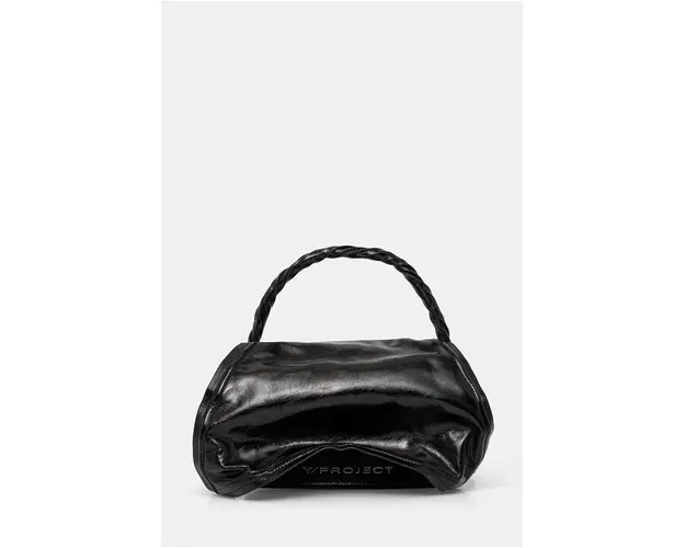 Y/Project poseta de piele WIRE BAG culoarea negru, 620BA007