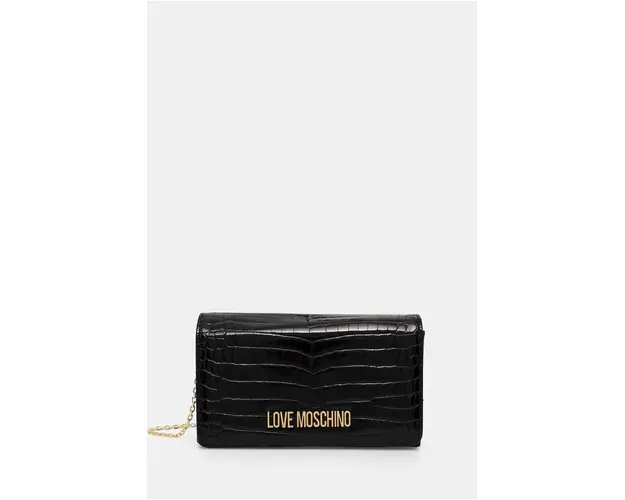 Love Moschino poseta culoarea negru, JC4079PP0LKJ0