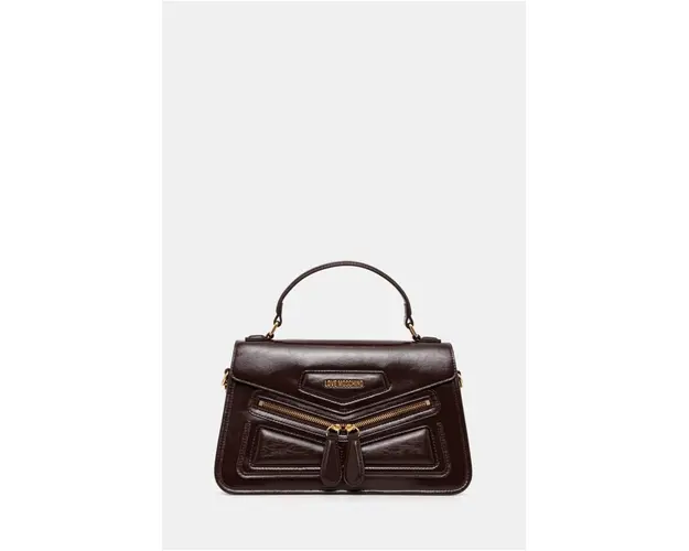 Love Moschino poseta de piele culoarea maro, JC4355PP0L