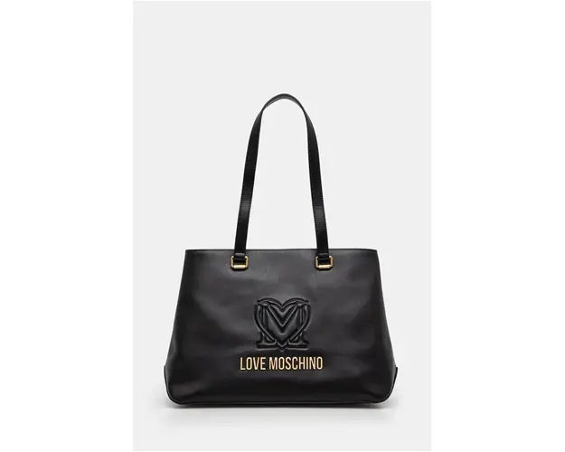 Love Moschino poseta culoarea negru, JC4365PP0L
