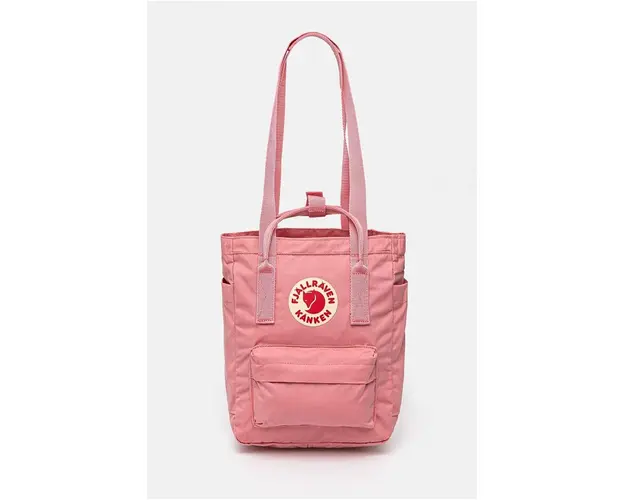 Fjallraven geanta Kanken Totepack Mini culoarea roz, mic, neted, F23711.312