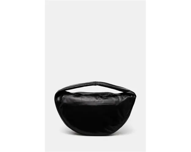 By Far poseta de piele Maxi culoarea negru, MWBSB022LL002BKPL