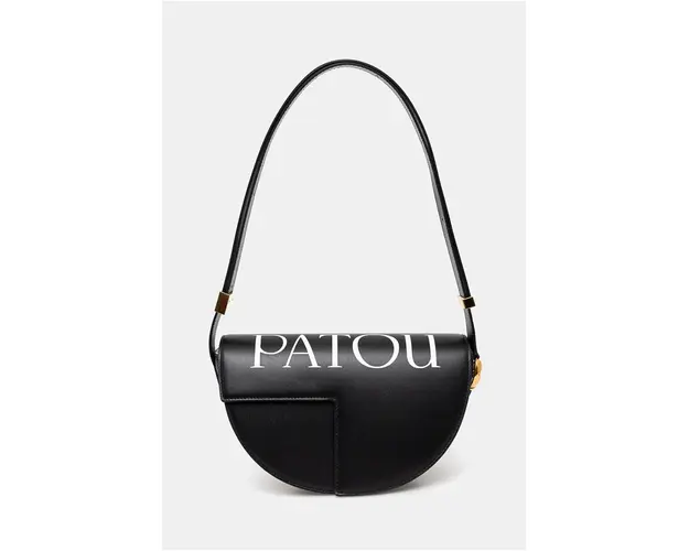 Patou poseta de piele culoarea negru, BA0015000