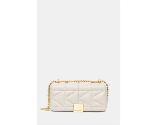 Karl Lagerfeld poseta de piele culoarea bej, 246W3089