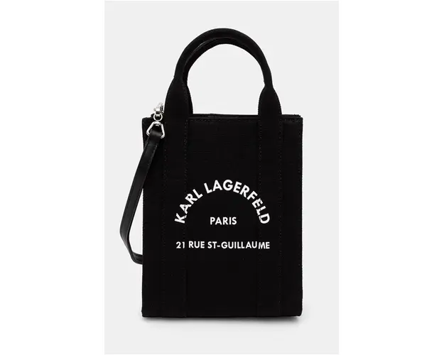 Karl Lagerfeld poseta culoarea negru, 246W3890