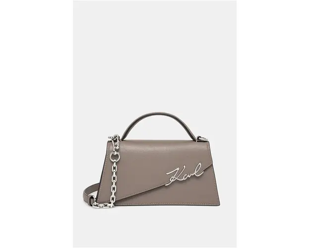 Karl Lagerfeld poseta de piele culoarea maro, 246W3099