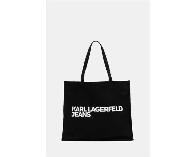 Karl Lagerfeld Jeans poseta culoarea negru, 246J3090