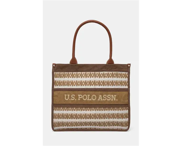 U.S. Polo Assn. poseta culoarea bej, BEUDD5386WUP