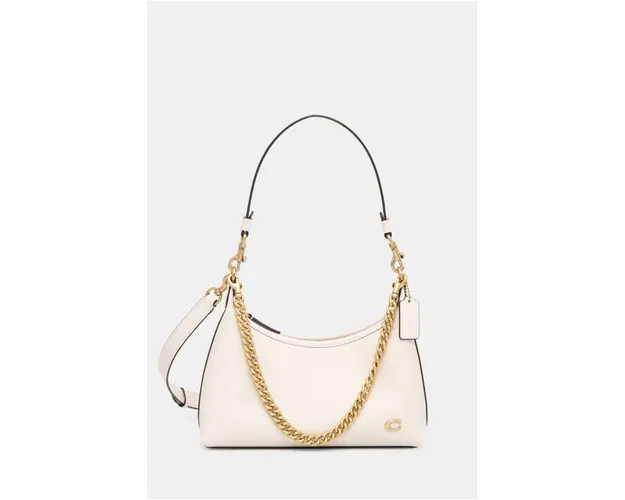 Coach poseta de piele Juliet culoarea bej, CW640