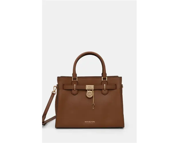 MICHAEL Michael Kors poseta de piele culoarea maro, 35T1GHMS2L