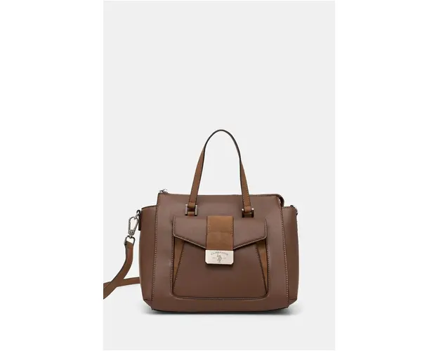 U.S. Polo Assn. poseta Romantic culoarea maro, BIUR08423WVP