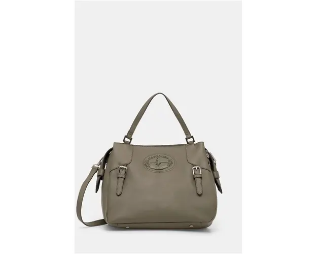 U.S. Polo Assn. poseta Retro culoarea verde, BIURQ8429WVW