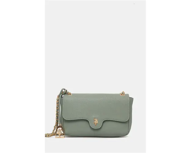 U.S. Polo Assn. poseta Jones culoarea verde, BIUJE8386WVP