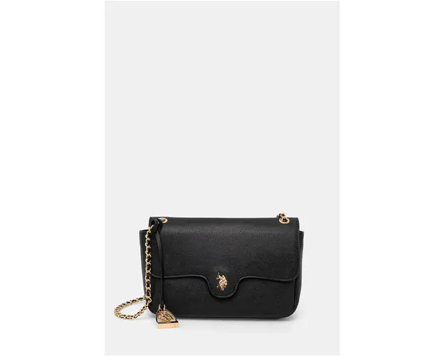 U.S. Polo Assn. poseta Jones culoarea negru, BIUJE8386WVP