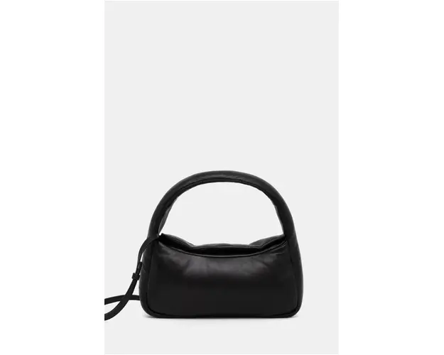 Stand Studio poseta de piele Dakota Padded Bag culoarea negru, 66298-7720